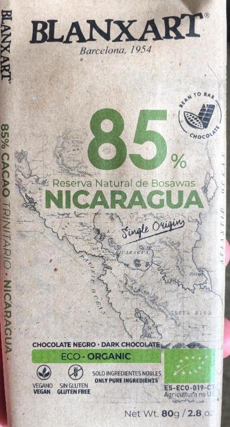 Fotografie - 85% Nikaragua Blanxart