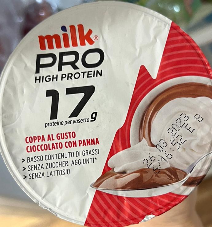 Fotografie - Pro High Protein Coppa Al Gusto Cioccolato Con Panna Milk