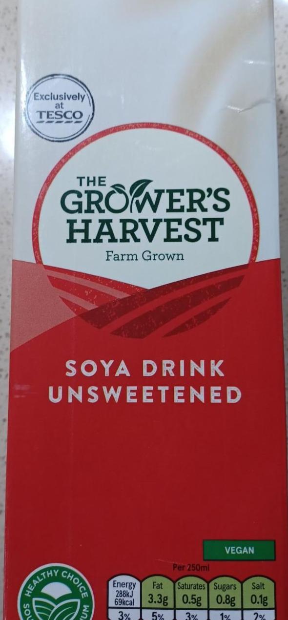 Fotografie - Soya Drink Unsweetened The Grower's Harvest