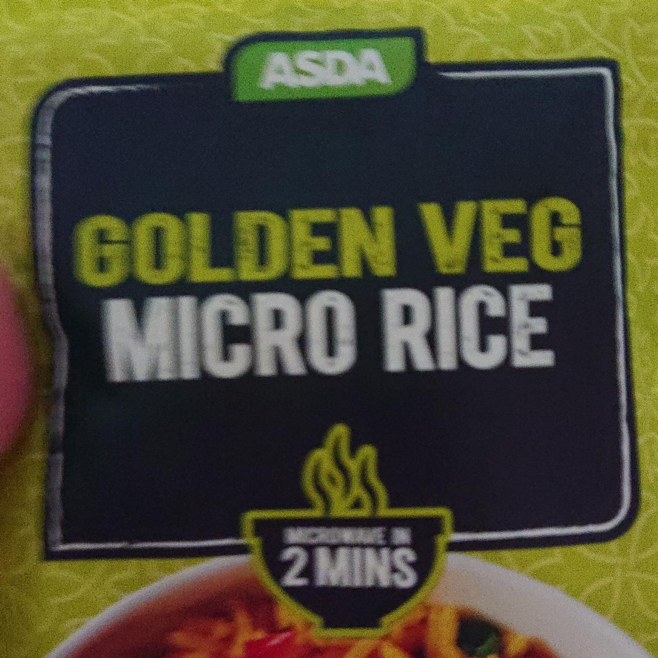 Fotografie - Golden veg micro rice Asda