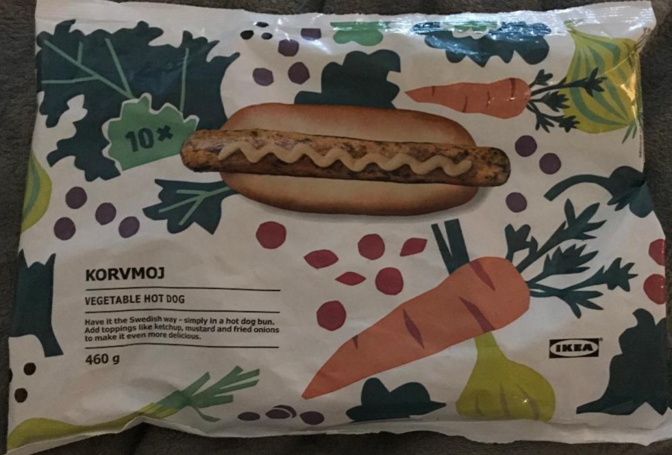 Fotografie - KORVMOJ Vegetariánské Tyčinky “Hot Dog” Ikea Food