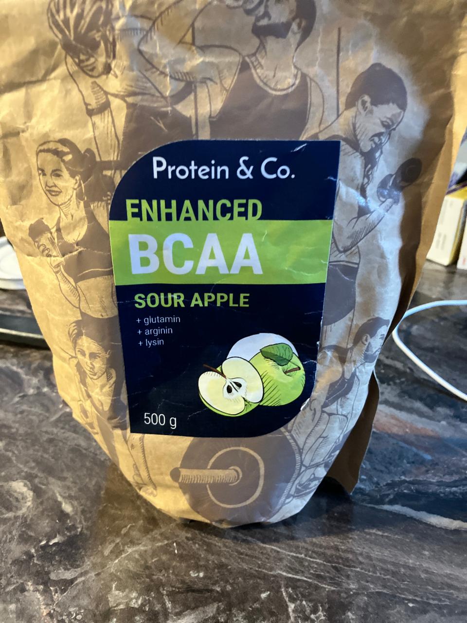Fotografie - Enhanced BCAA Sour Apple Protein & Co.
