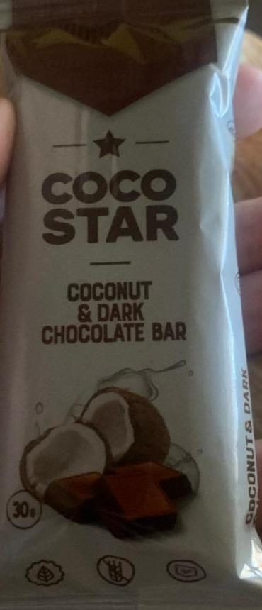 Fotografie - Coconut & Dark Chocolate bar Coco Star