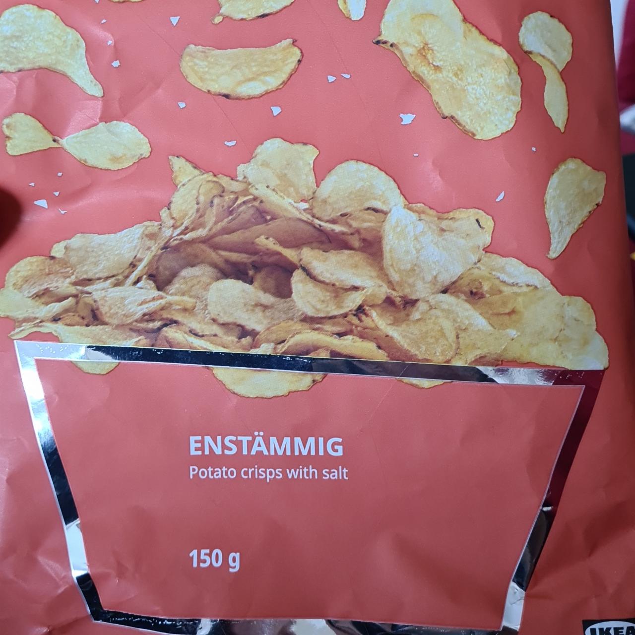 Fotografie - Enstämmig Potato crisps with salt Ikea