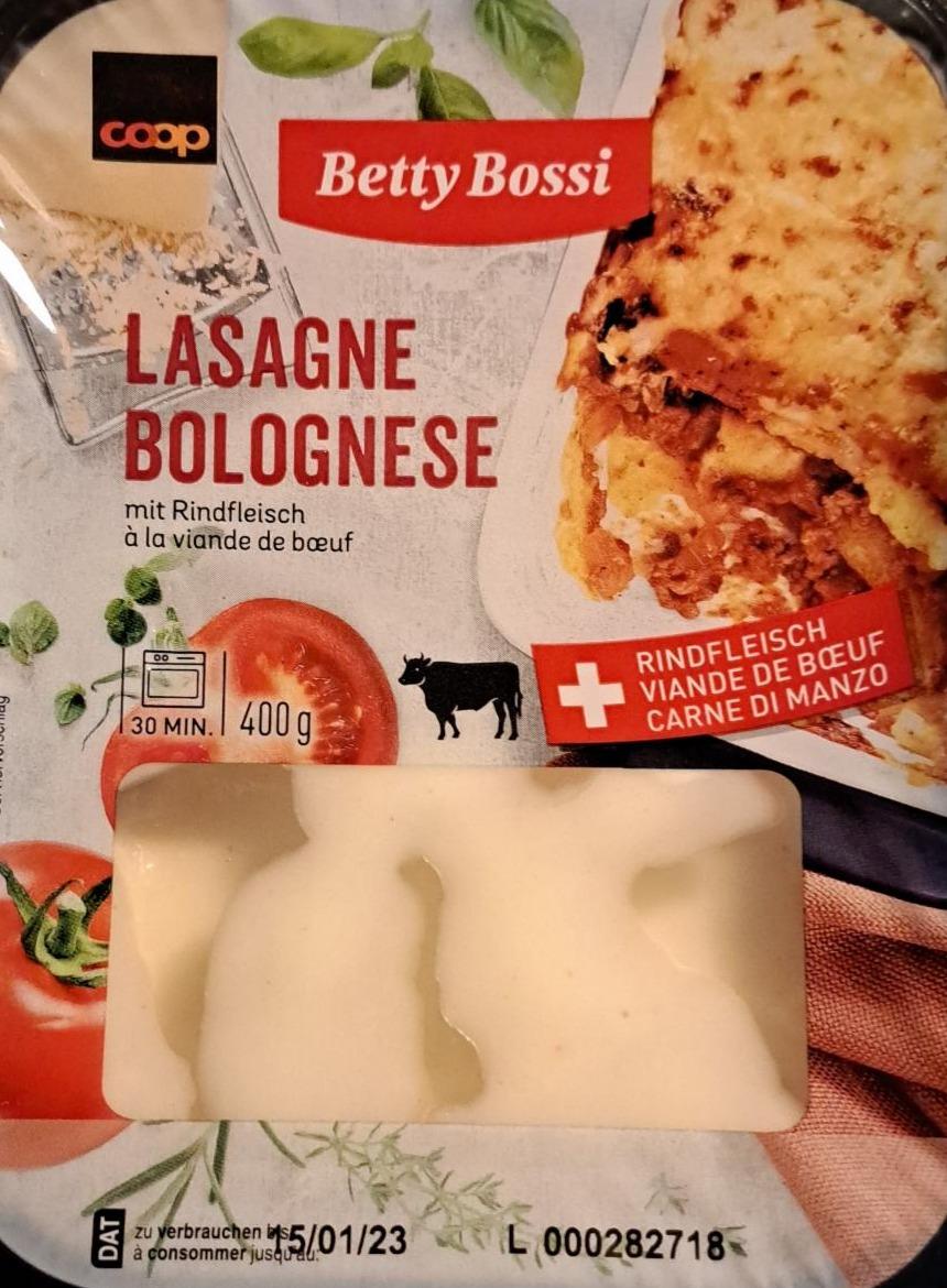 Fotografie - Lasagne Bolognese mit Rindfleisch Betty Bossi Coop