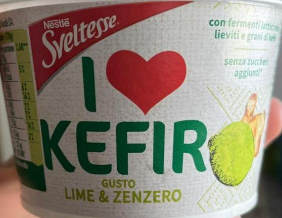 Fotografie - I Love kefir gusto Lime & zenzero Nestlé