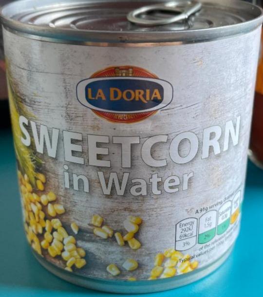 Fotografie - sweet corn in water la doria