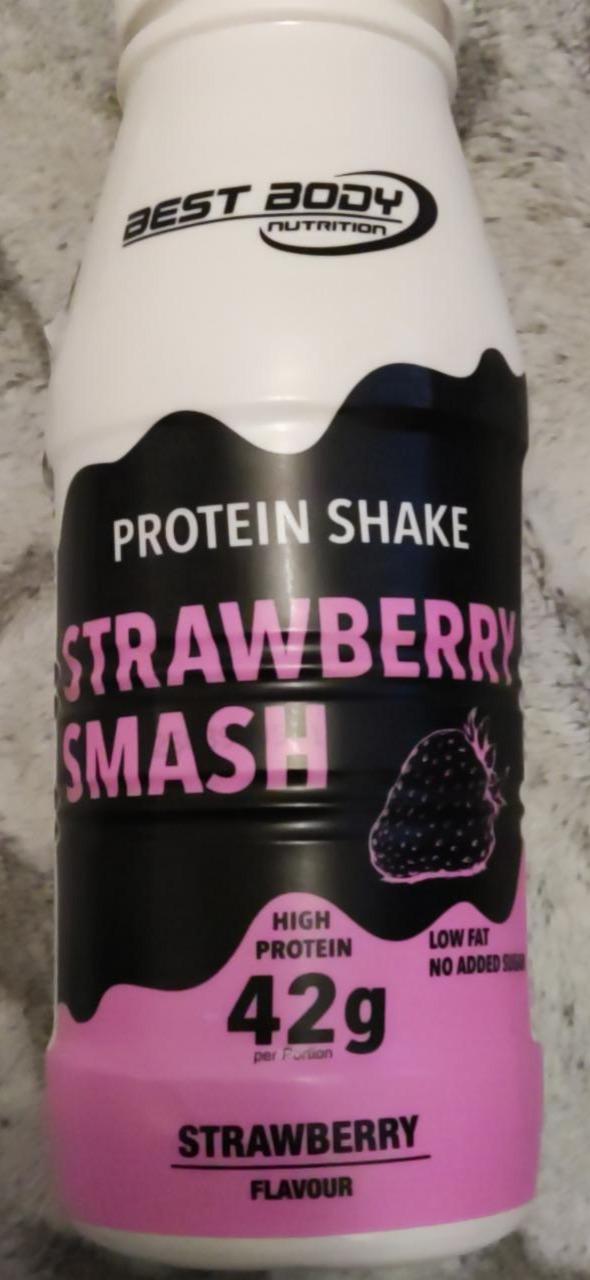 Fotografie - Protein Shake Strawberry Smash Best Body Nutrition