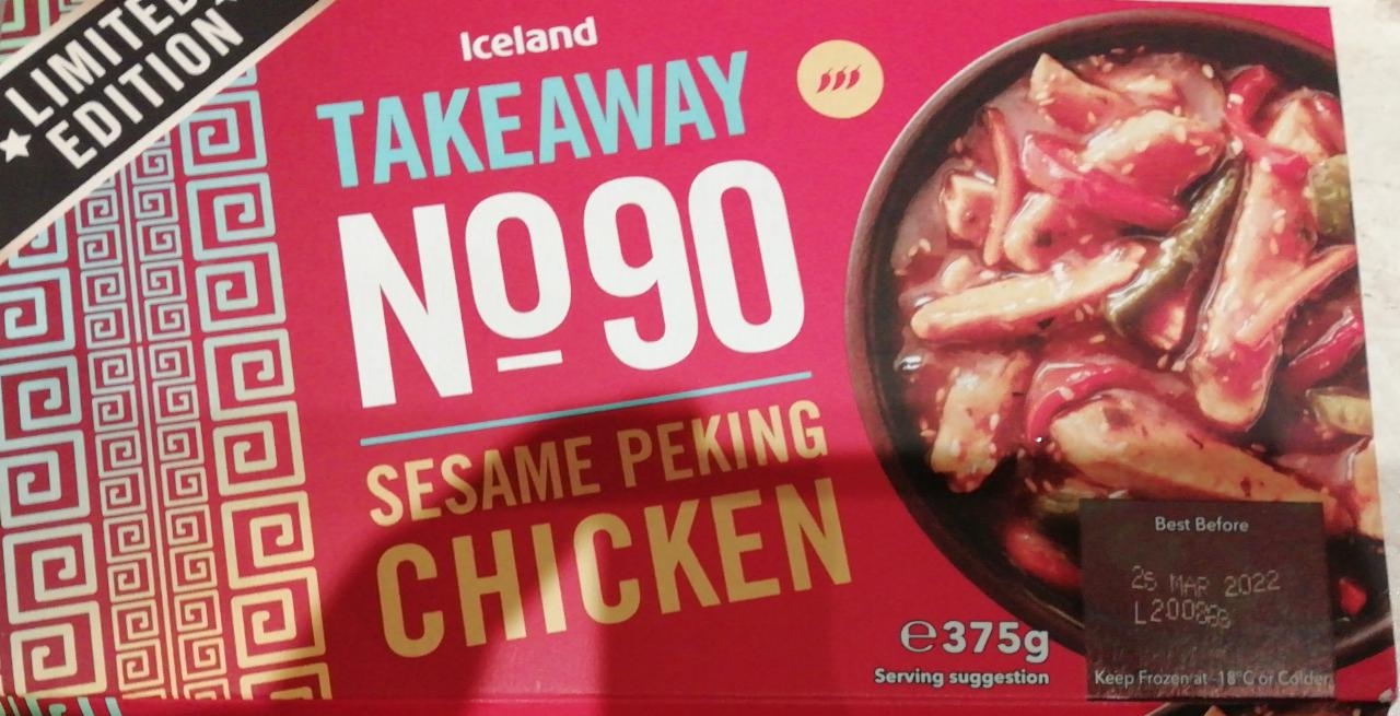 Fotografie - Takeaway Sesame Peking Chicken Iceland