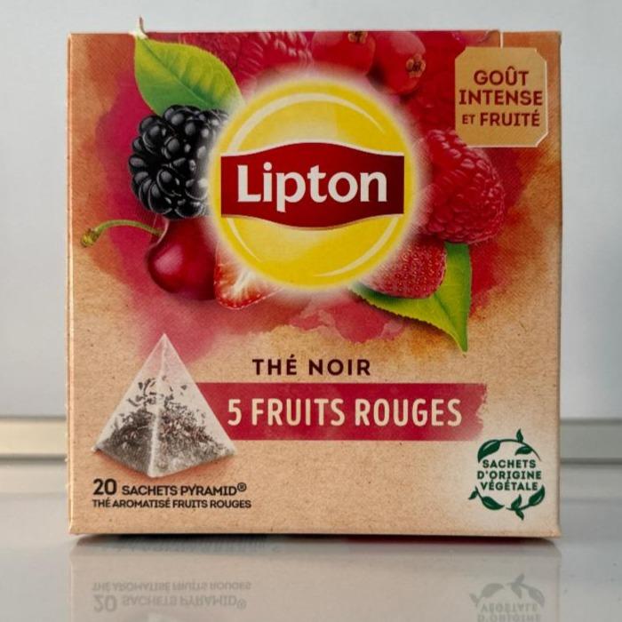Fotografie - Thé noir 5 fruits rouges Lipton