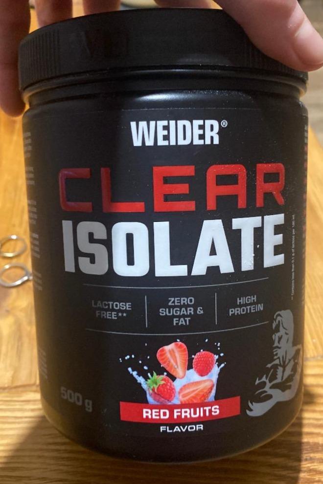 Fotografie - Clear Isolate Red fruits flavor Weider