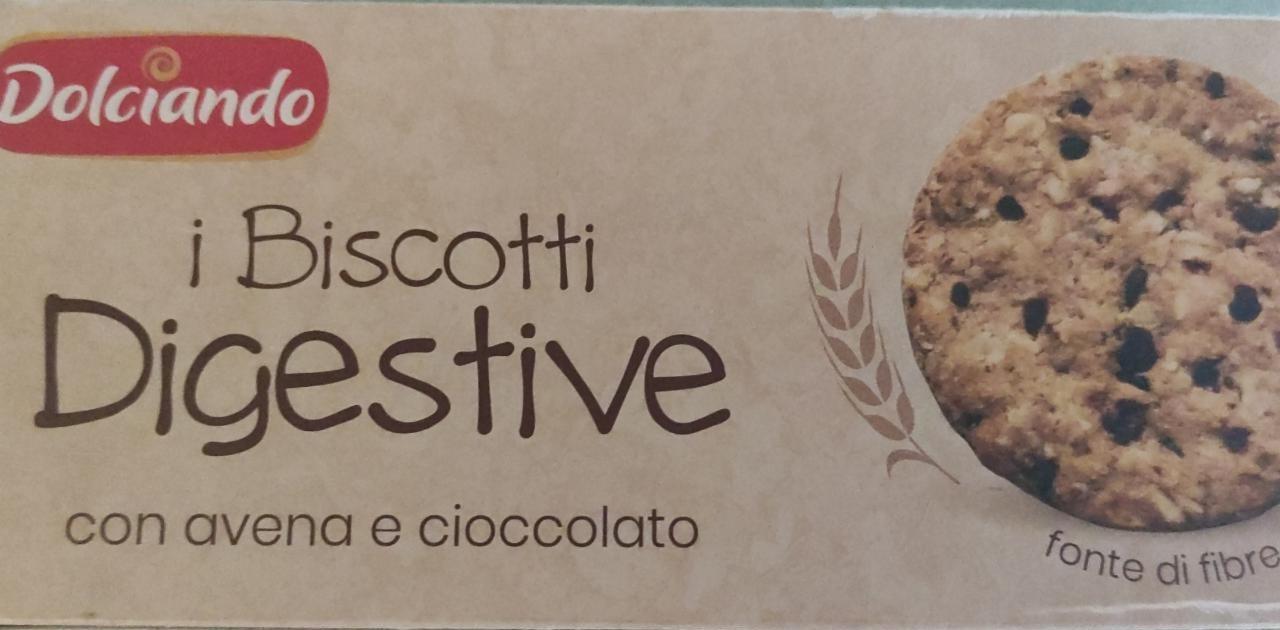 Fotografie - Biscotti Digestive con avena e Cioccolato Dolciando