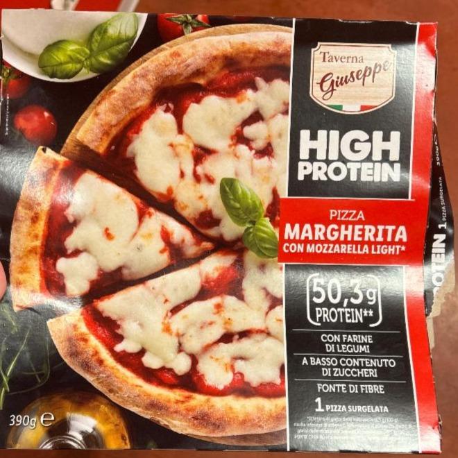 Fotografie - High Protein Pizza Margherita con Mozzarella light Taverna Giuseppe