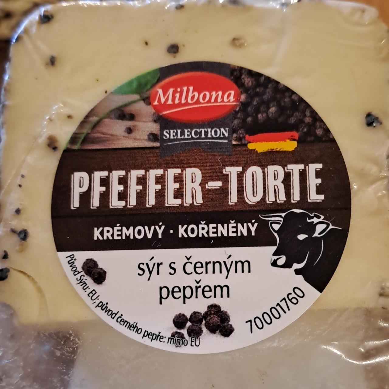 Fotografie - Pffeffer torte krémový kořeněný tavený sýr s černým pepřem Milbona
