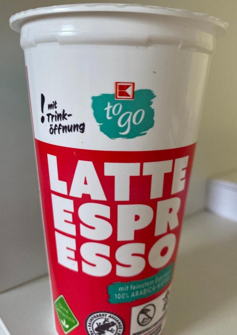 Fotografie - Latte Espresso K-to go