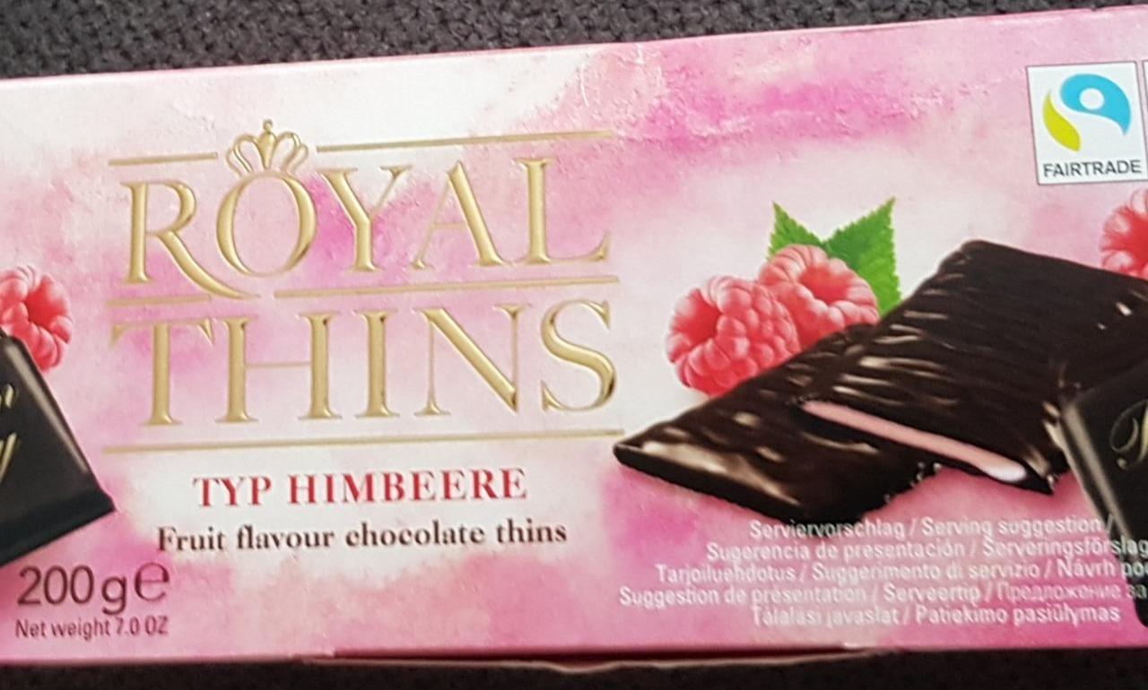Fotografie - Fruit flavour chocolate thins typ Himbeere Royal Thins