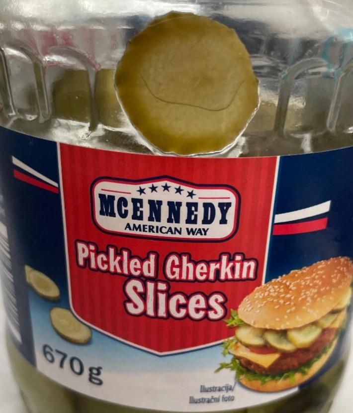 Fotografie - Pickled gherkin slices McEnnedy American Way