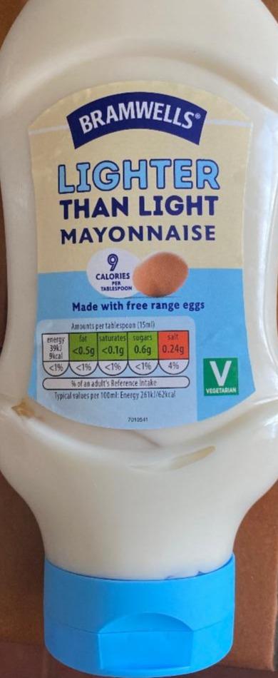 Fotografie - lighter than light mayonnaise Bramwells