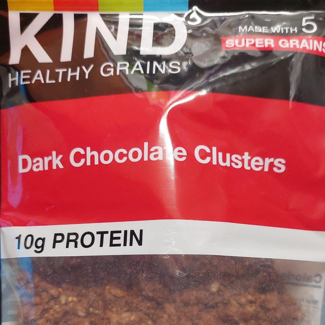 Fotografie - Healthy Grains Dark Chocolate Clusters Kind