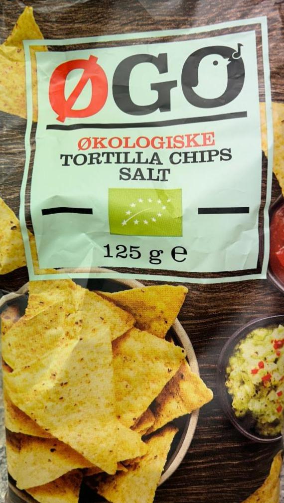 Fotografie - Økologiske tortilla chips salt Øgo