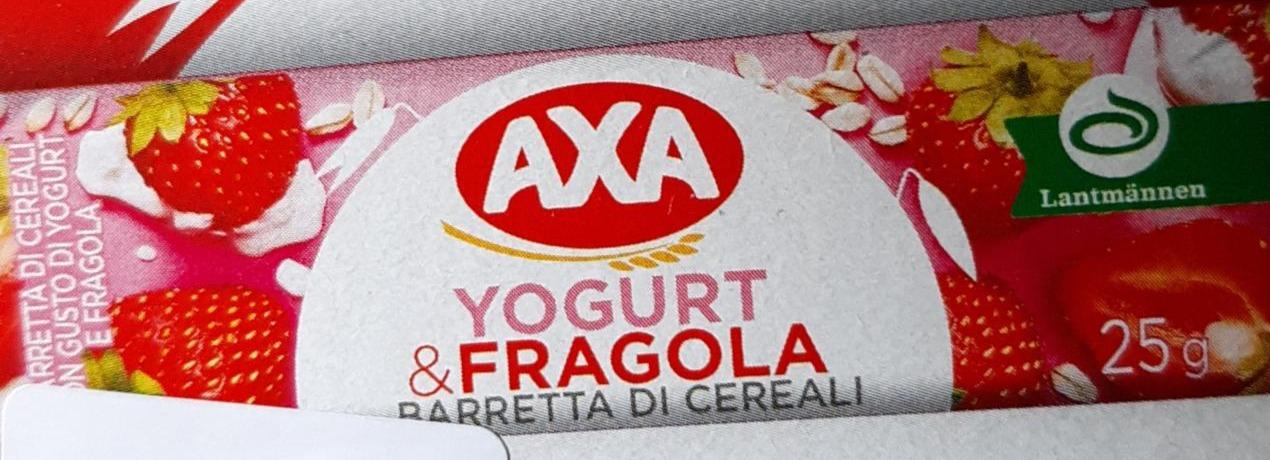 Fotografie - Yogurt & fragola barretta di cereali Axa