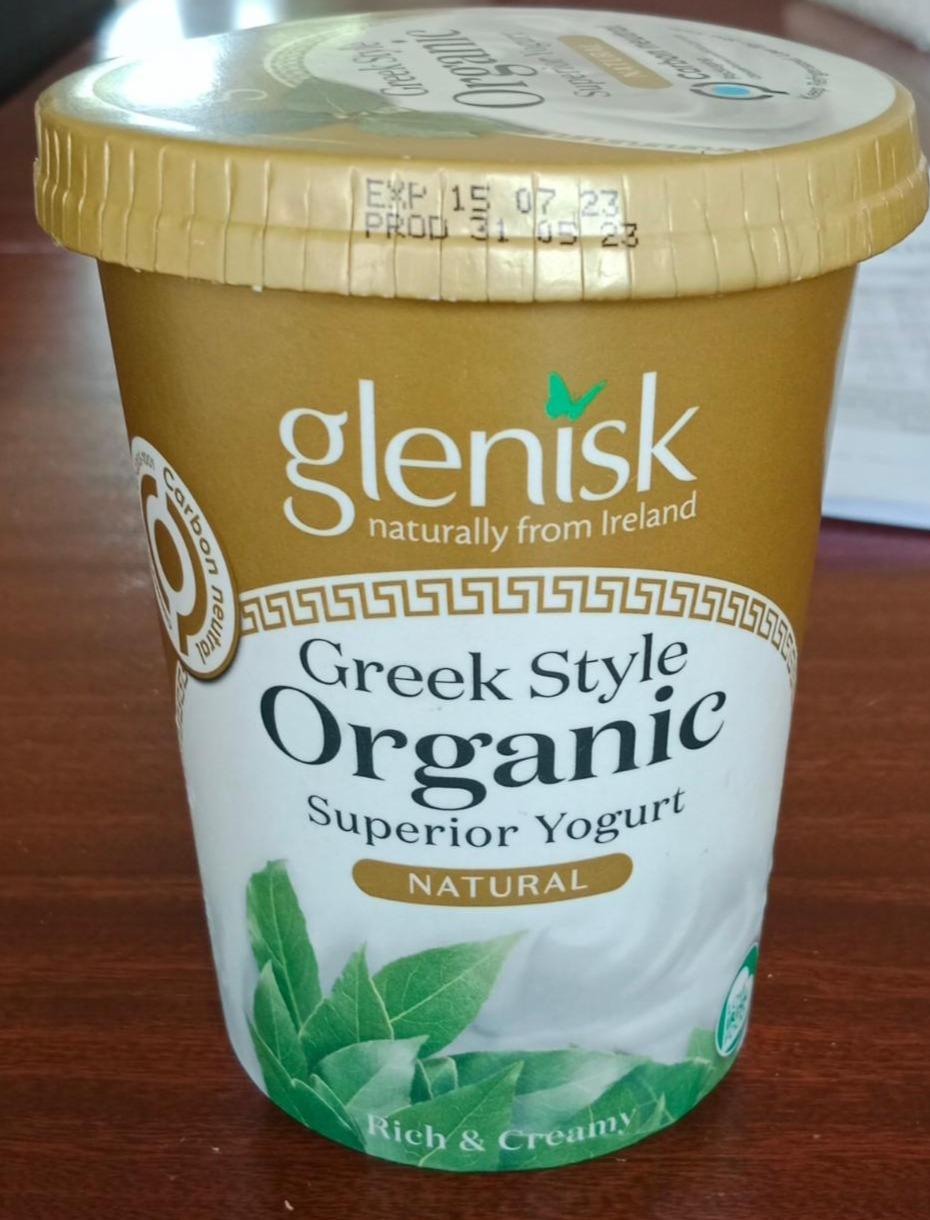Fotografie - Greek Style Organic Yogurt Natural Glenisk