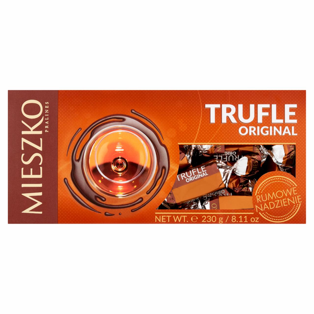 Fotografie - Trufle original czekoladowa słodycz + kakaowe nadzienie z nutką rumu Mieszko