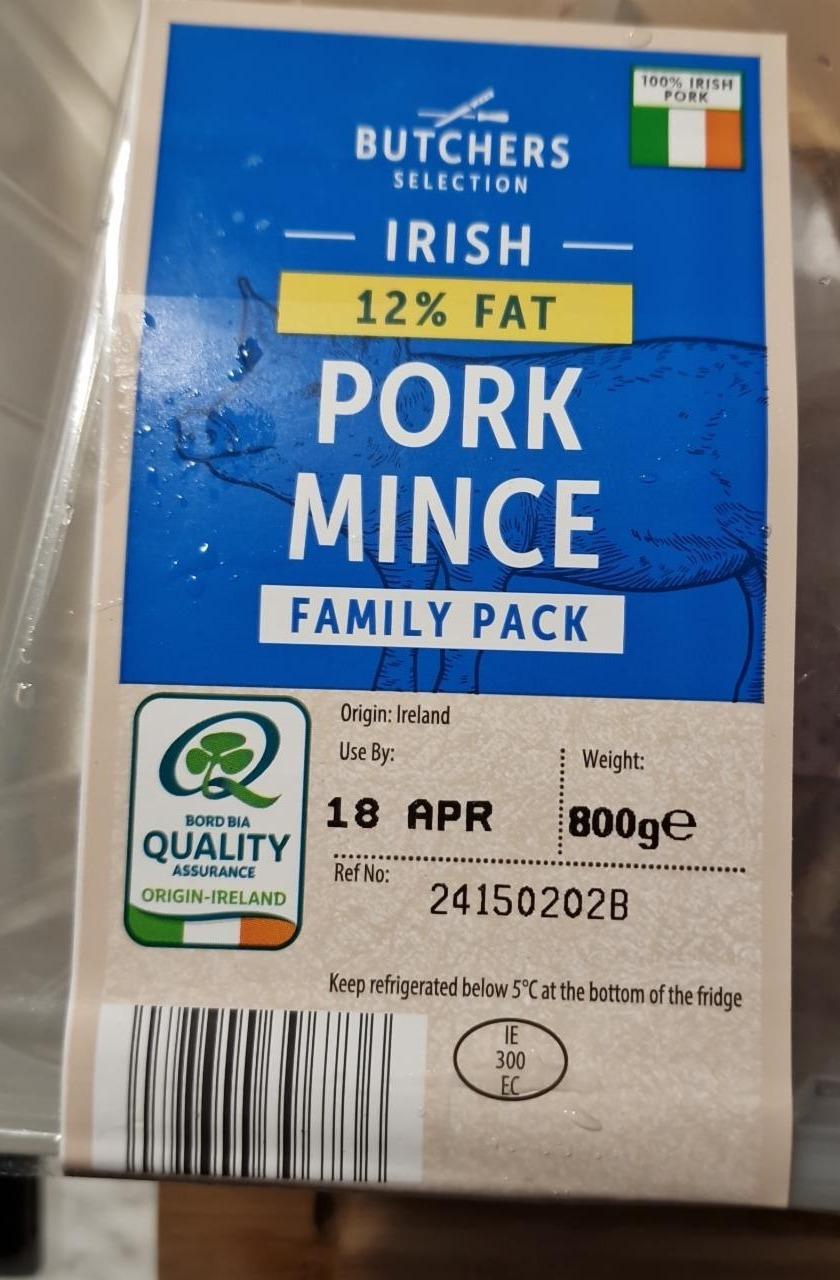 Fotografie - Irish 12% Fat Pork Mince Butcher's Selection