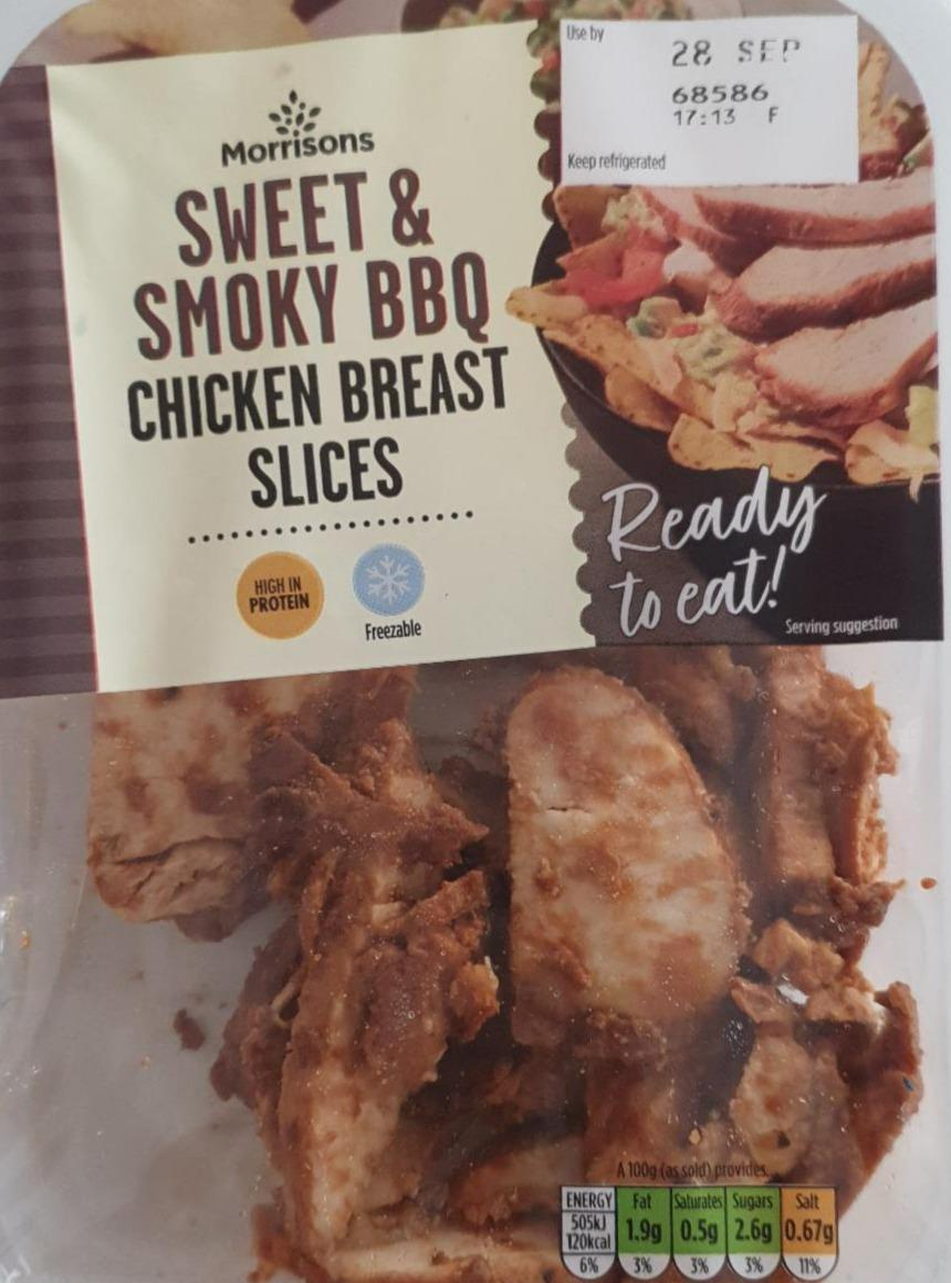 Fotografie - Sweet & smoky bbq chicken breast slices Morrisons