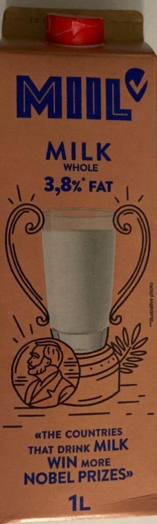 Fotografie - Milk whole 3,8% fat Miil