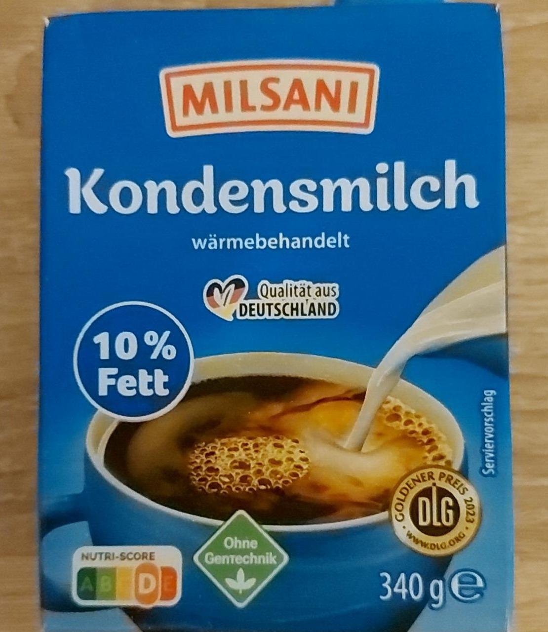 Fotografie - Kondensmilch 10% Fett Milsani