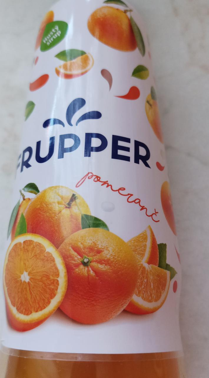 Fotografie - sirup Frupoer pomeranč