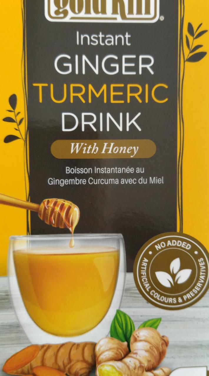 Fotografie - Instant Ginger Turmeric Drink With Honey Gold Kili