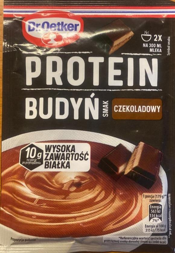 Fotografie - Protein budyń smak czekoladowy z cukrem Dr.Oetker