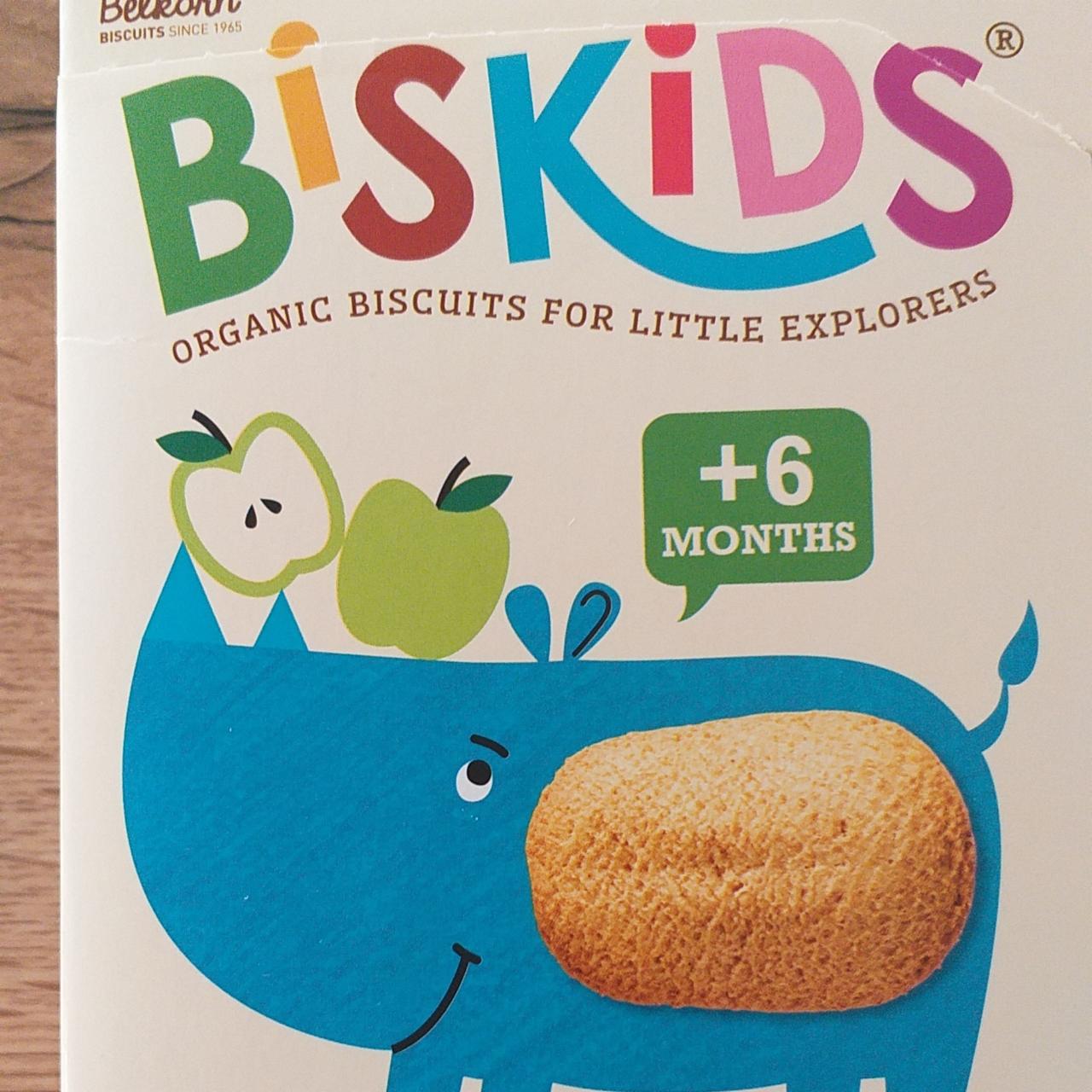 Fotografie - biskids bio měkké dětské sušenky s jablečnou šťávou bez přidaneho cukru Belkorn