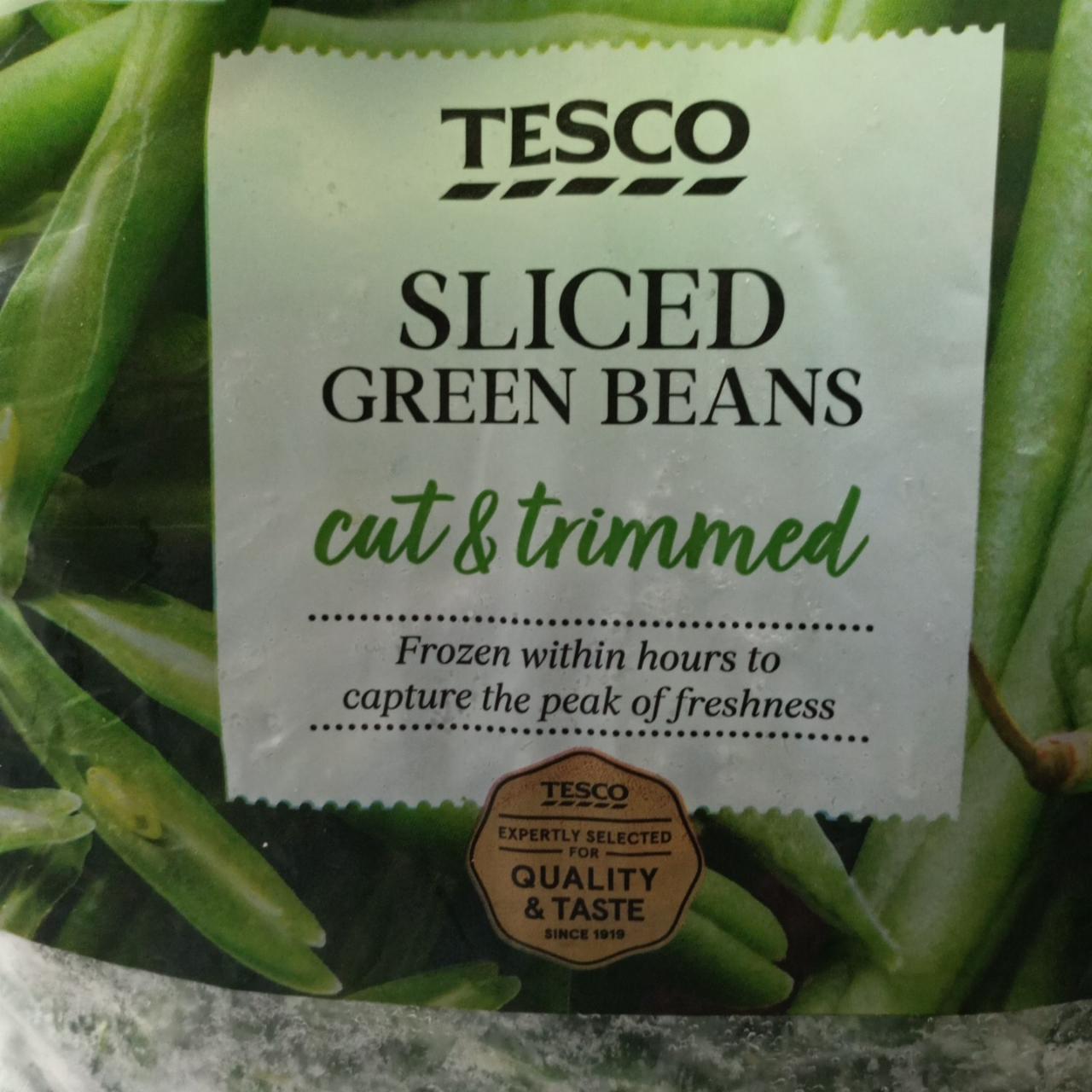 Fotografie - Sliced green beans Tesco
