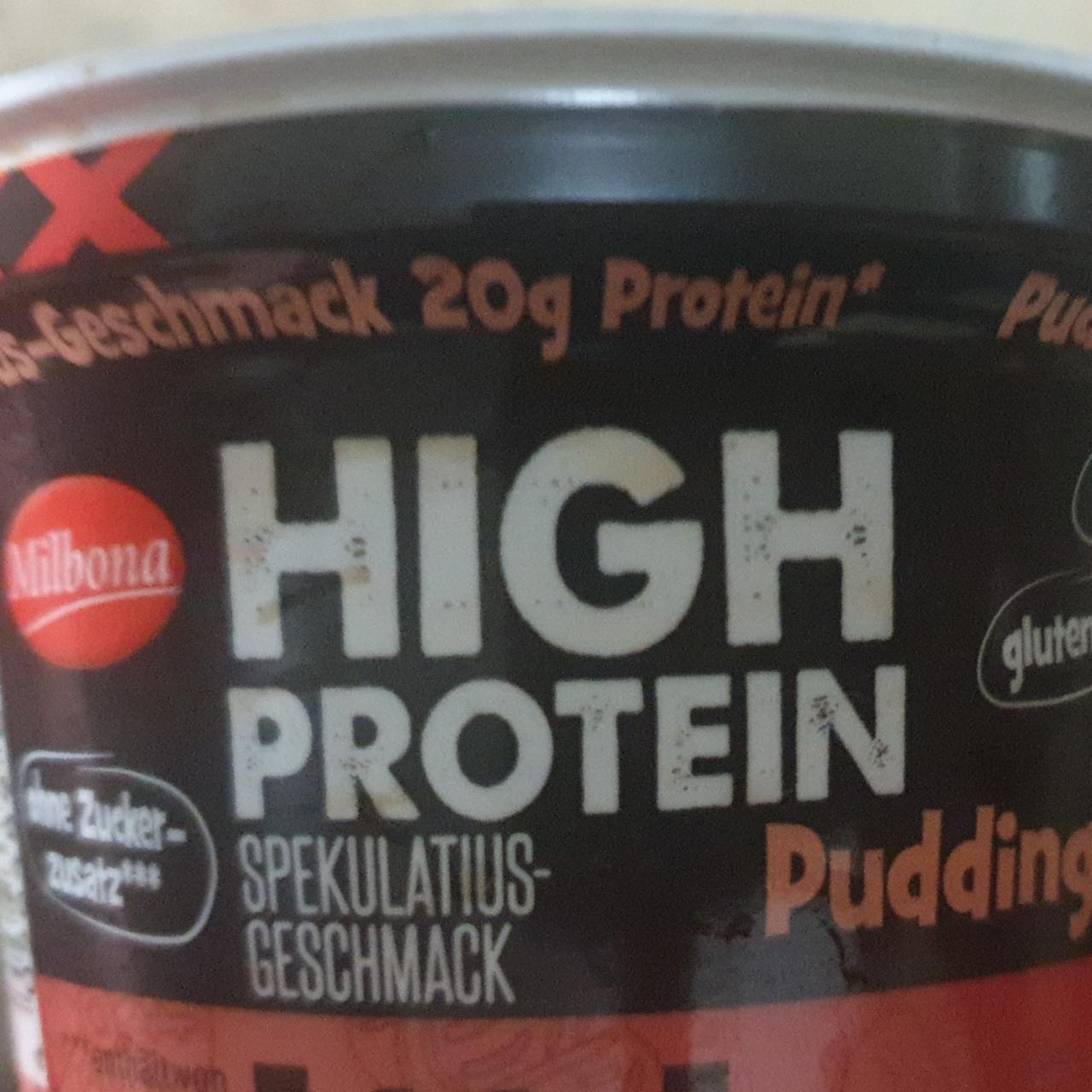 Fotografie - High protein pudding spekulatius-geschmack Milbona