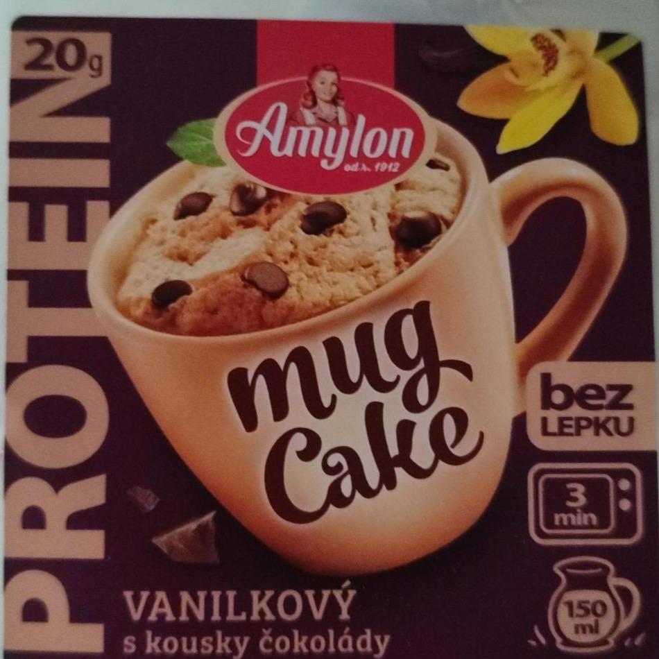 Fotografie - Mug cake vanilkový s kousky čokolády Amylon