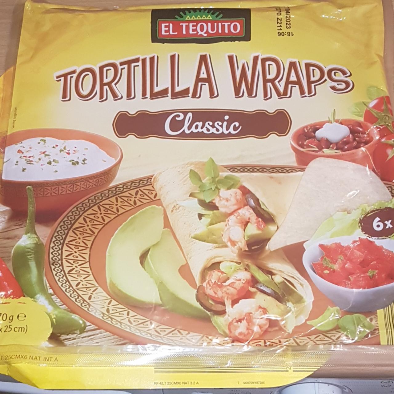 Fotografie - Tortilla Wraps Classic El Tequito