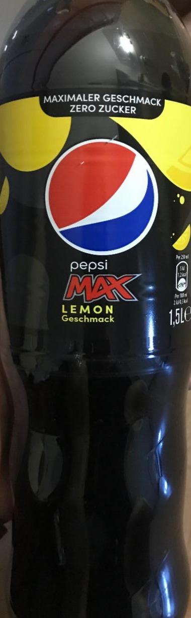 Fotografie - Pepsi Max Lemon geschmack zero zucker