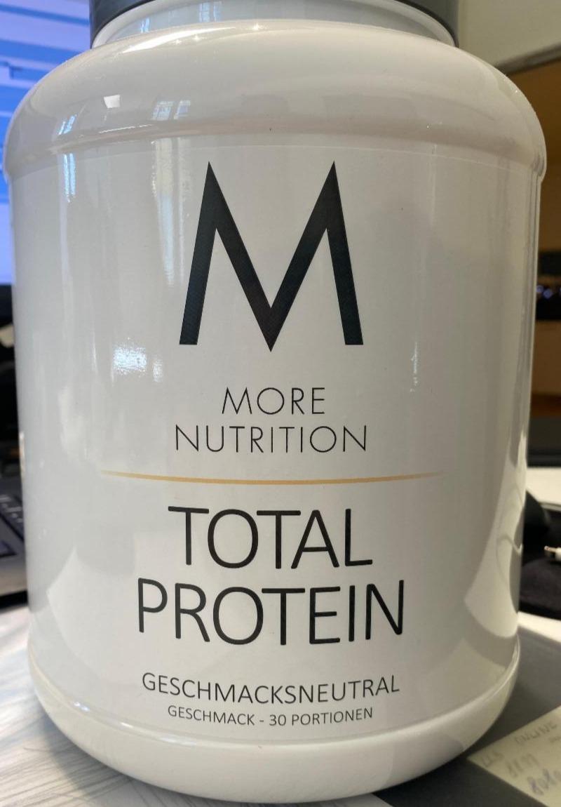 Fotografie - Total Protein Geschmacksneutral More Nutrition