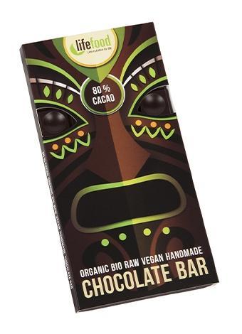 Fotografie - raw čokoláda 80% kakao BIO Lifefood