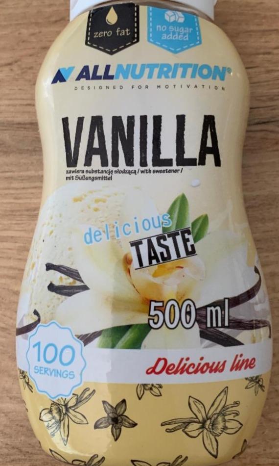 Fotografie - Vanilla delicious taste Allnutrition