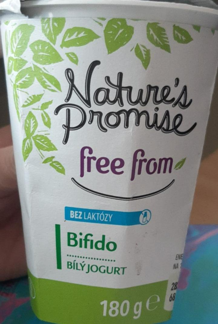 Fotografie - Free from Bifido Bílý jogurt Nature's Promise
