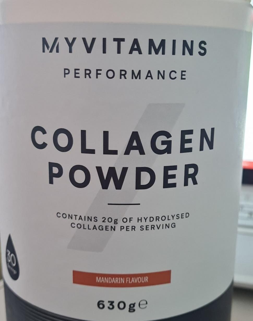 Fotografie - Collagen powder Mandarin flavour MyVitamins