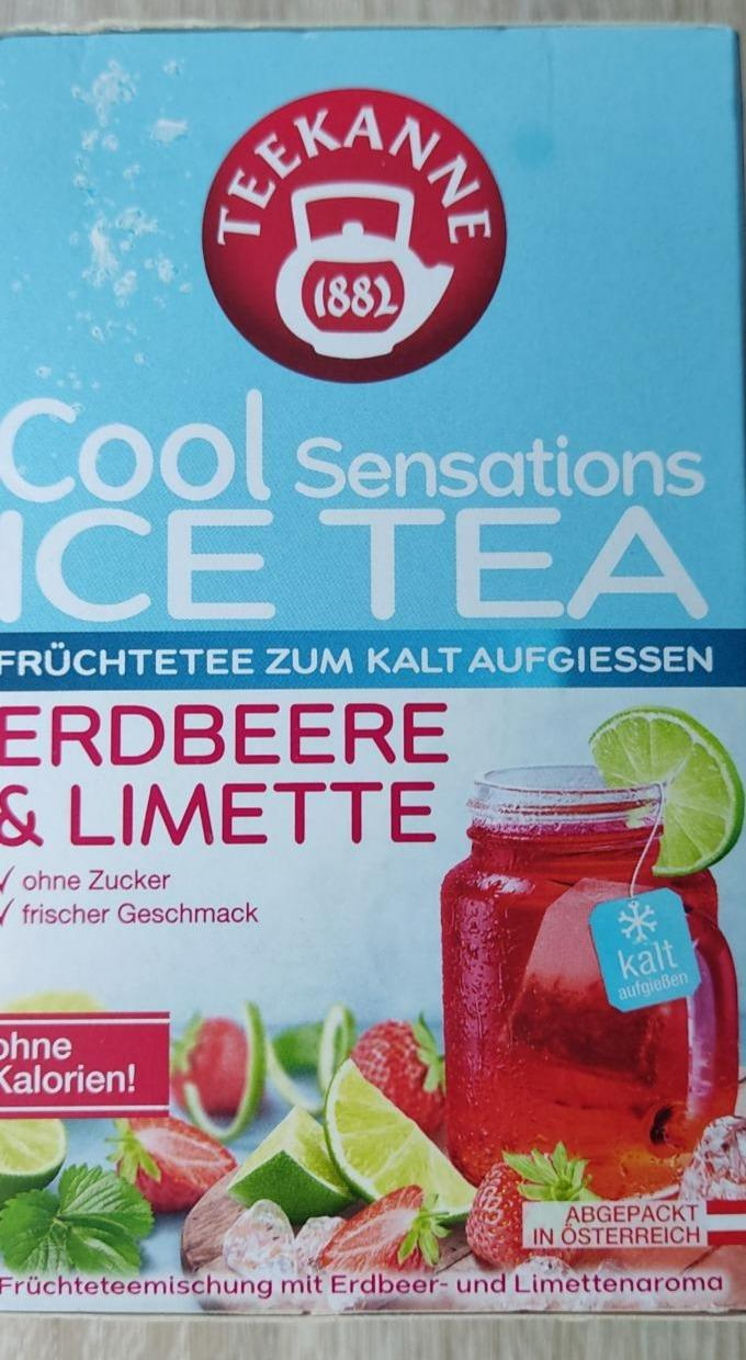 Fotografie - Cool ICE TEA Erdbeere&Limette Teekanne