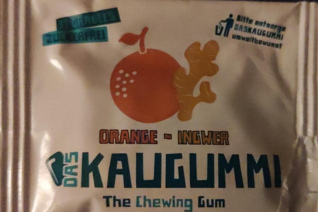 Fotografie - das Kaugummi žvýkačky pomeranč zázvor