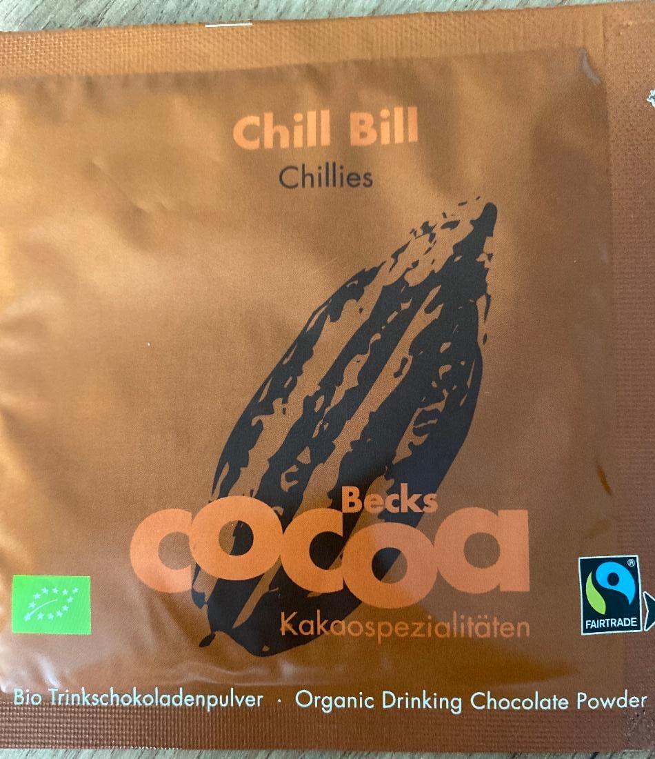 Fotografie - Bio Becks cocoa Chillies Chill Bill