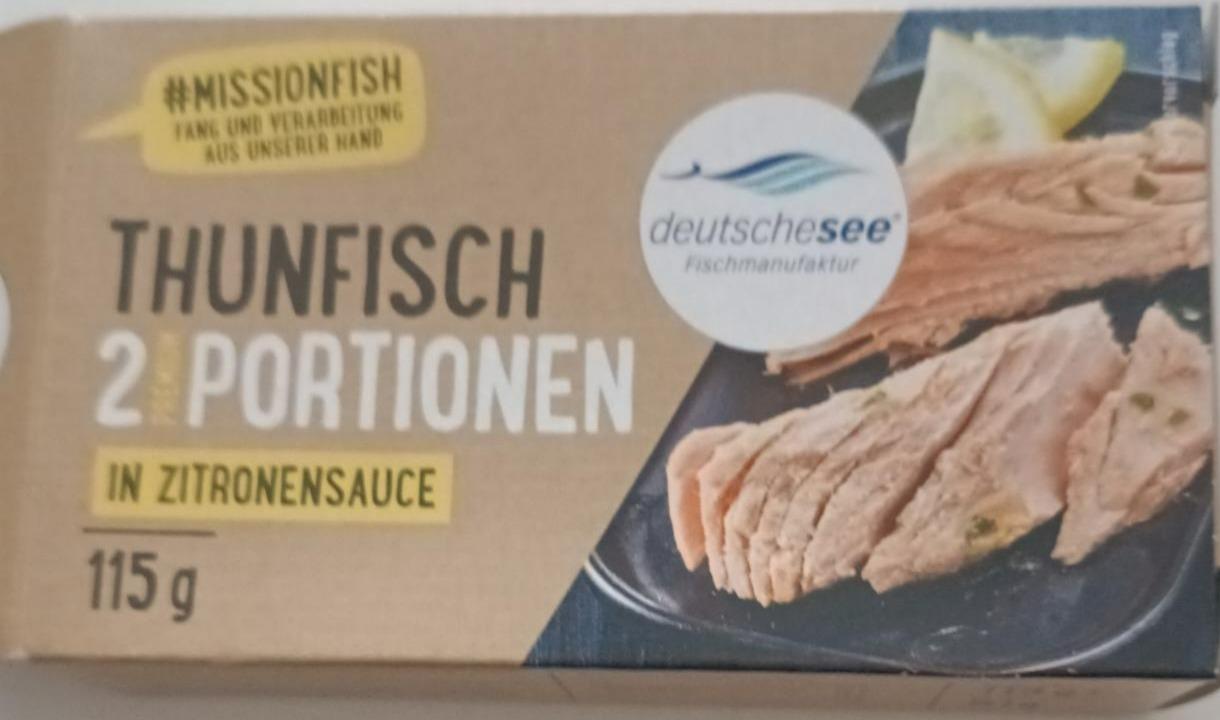 Fotografie - Thunfisch in Zitronensauce DeutscheSee