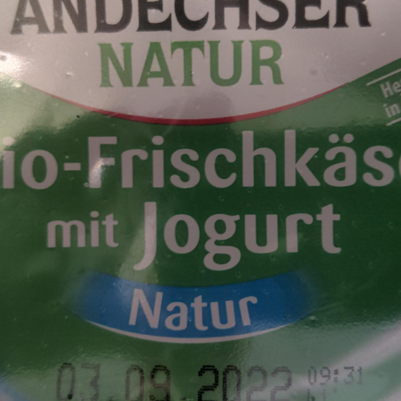 Fotografie - Bio Frischkäse mit Jogurt Andechser Natur
